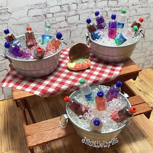 1:12 Dollhouse Miniature Soda Tub