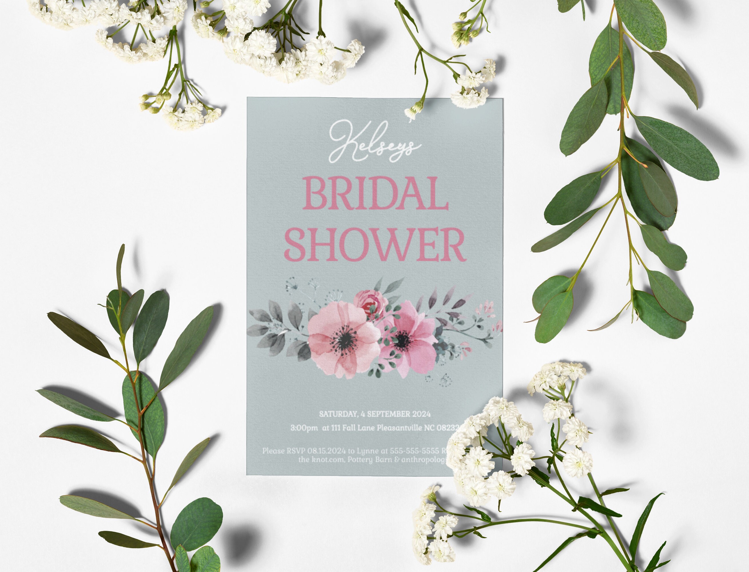 Customizable Bridal Shower Invitation | Printable Bridal Shower ...