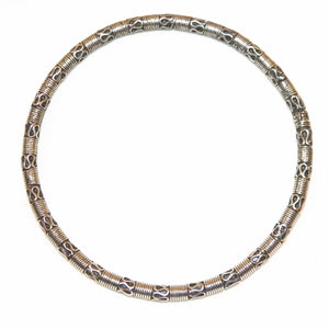 8,5 Zoll rund 4 mm 23 Gramm Sterlingsilber Armreif, solide 925 alte antike Armreif, 2,8 Zoll Innendurchmesser, tolles Armband