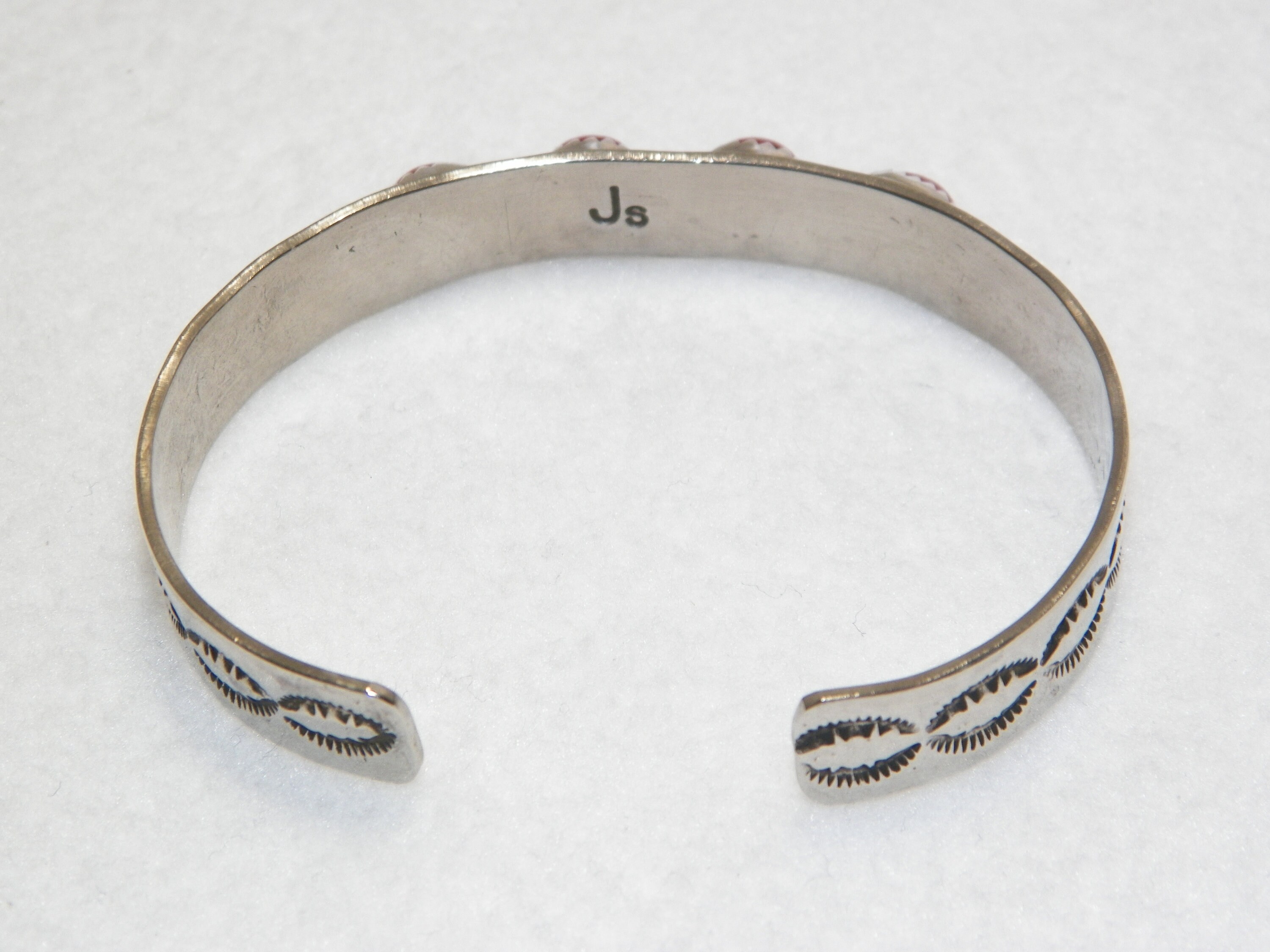 PVC & sterling silver bangle PVC & sterling silver bangle