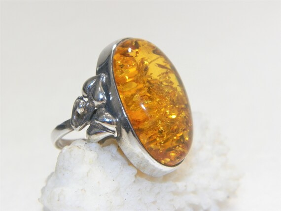 Real amber ring deals