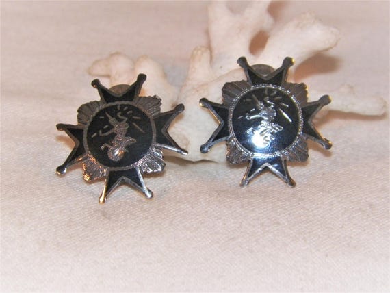 Antique Siam Sterling Silver Clip On Earrings, 92… - image 10