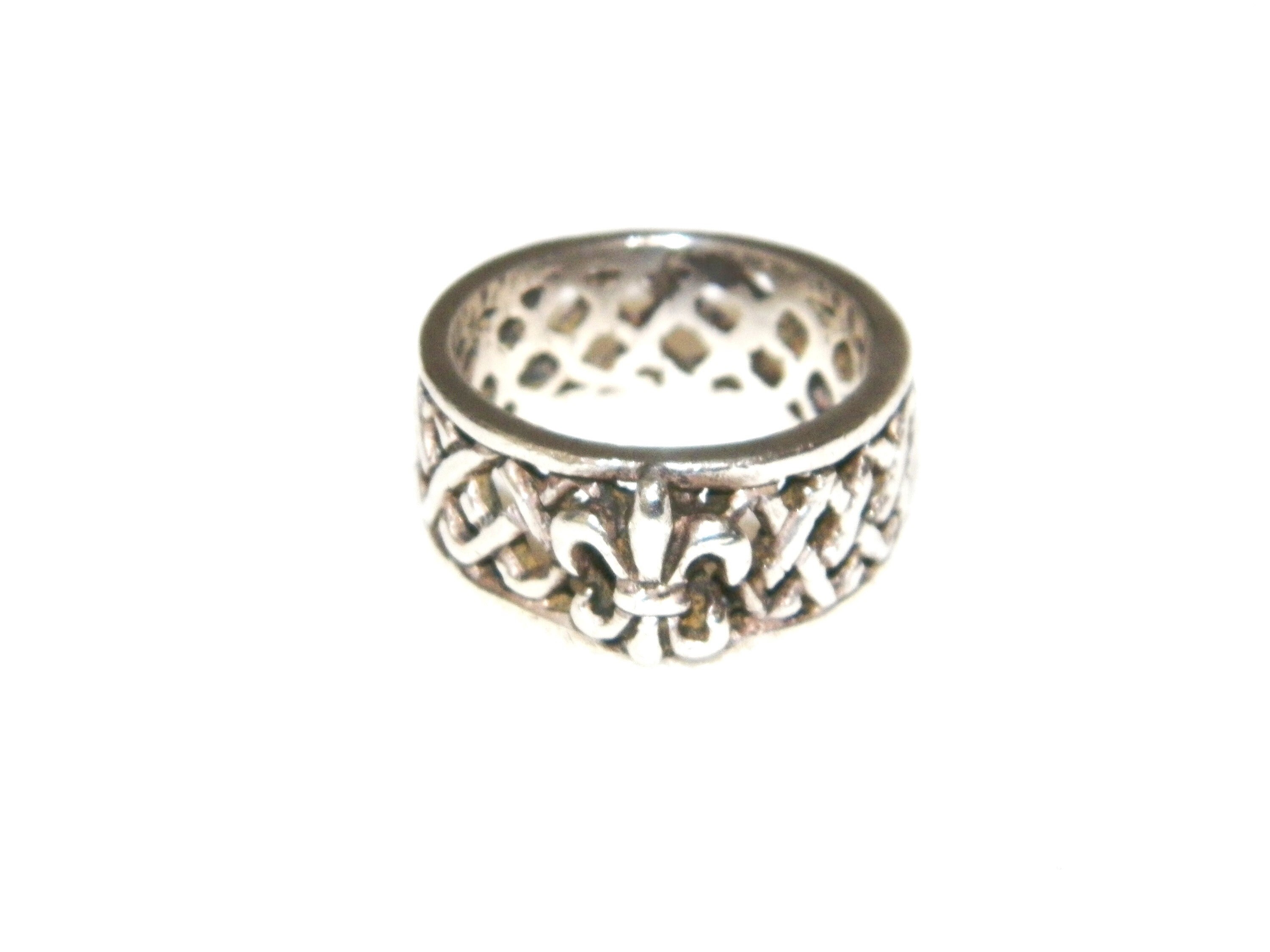 11.3 Gram Size 10.5 Sterling Silver Ring Solid 925 Saints - Etsy