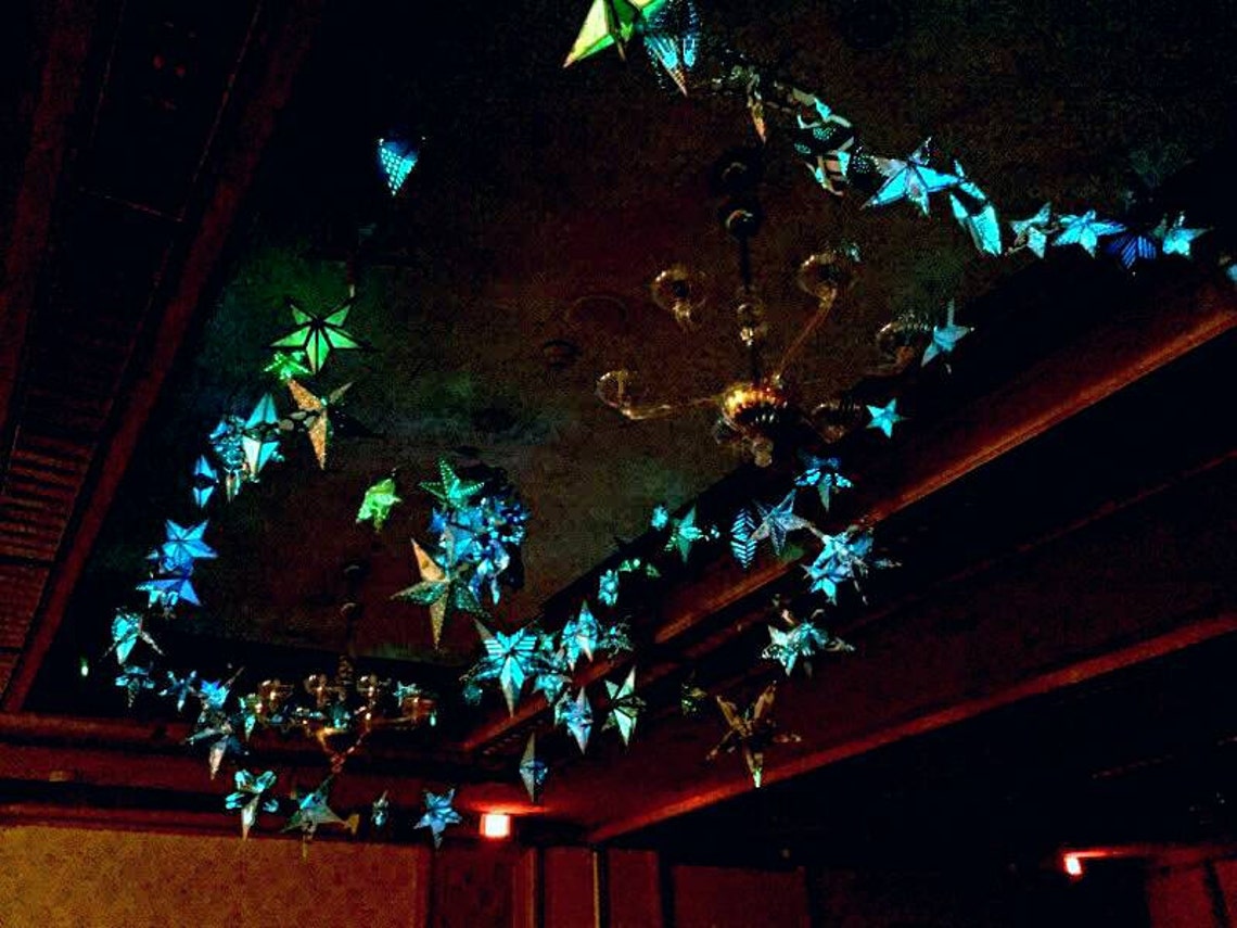 Paper Star Lantern String Lights Party Lights Party Decor Etsy