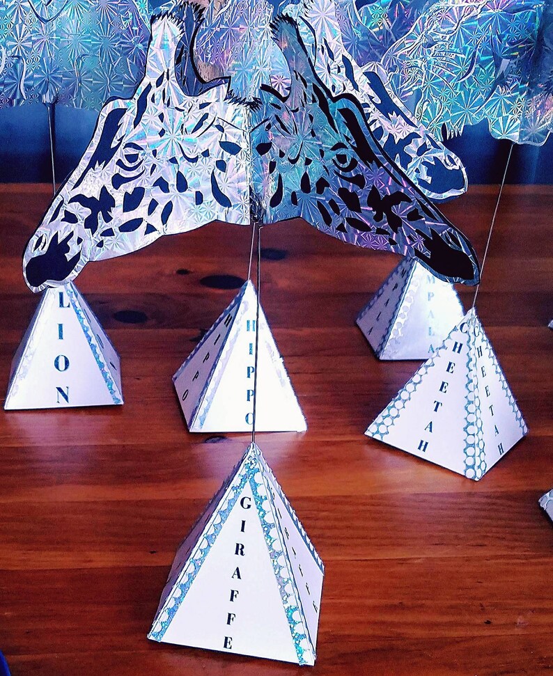 Animal Themed Table Markers Table Number Alternatives Etsy