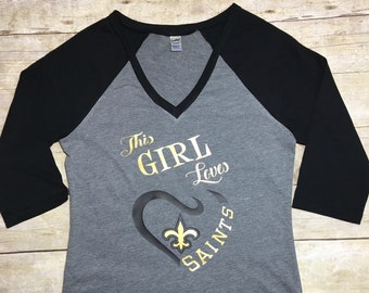 saints girl shirts