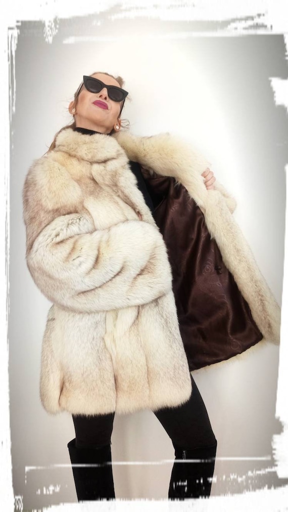 Silver fox shop fur coat value