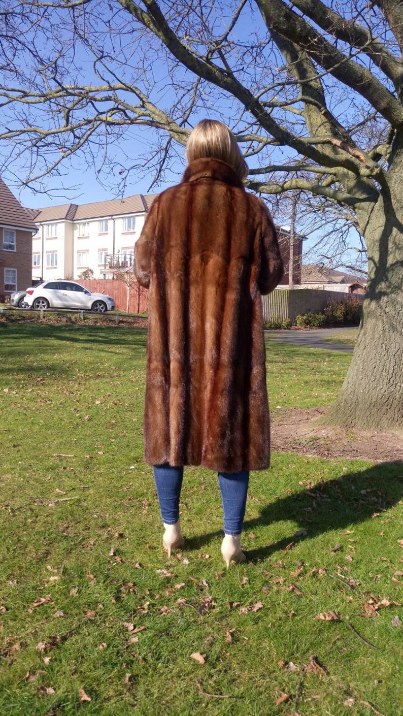 Mink Fur Coat. Real Fur Coat Woman. Full Length Mink Coat. - Etsy UK