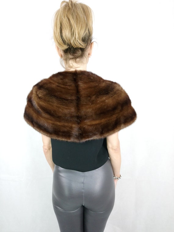 Fur Stole / Vintage fur stole / Mink fur stole/ F… - image 5