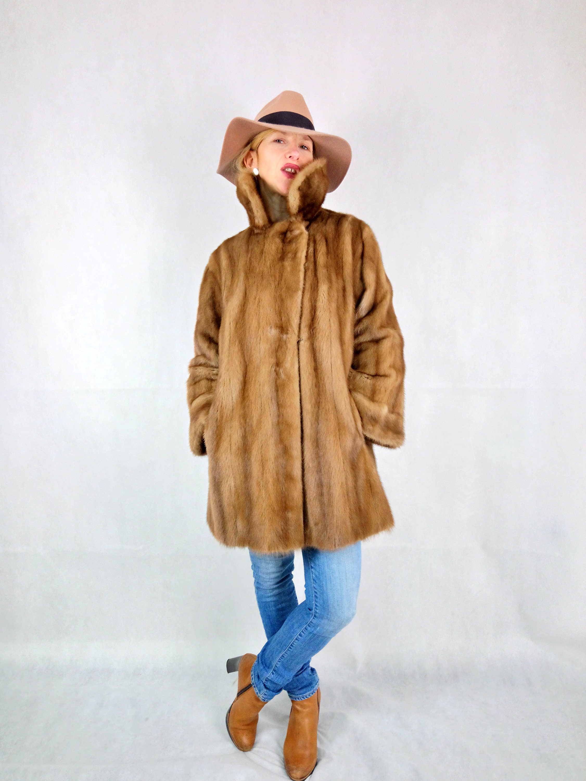 Monogram Fur Coat 