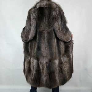 Man Fur Coat /full Length Real Fur Coat/ Personalised With Your
