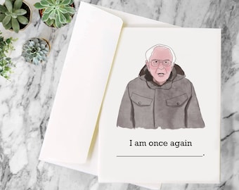 Karta z memem o Bernie Sandersie – do wydrukowania i uzupełnienia (PDF)