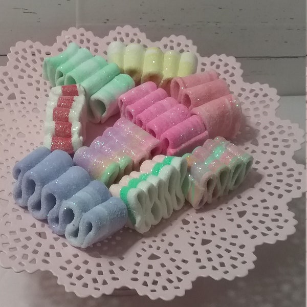 Fake Ribbon Candy  Fake Candy  Faux Ribbon Candy  Candy  Tiered Tray Decor  Fake Christmas Candy  Fake Candy Decor  Fake Holiday Candy