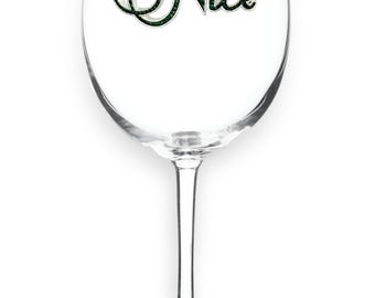 The Queens' Jewels -  Nice Glassware  - Unique Gift for Women Birthday Cute Not Painted Bling Bedazzled