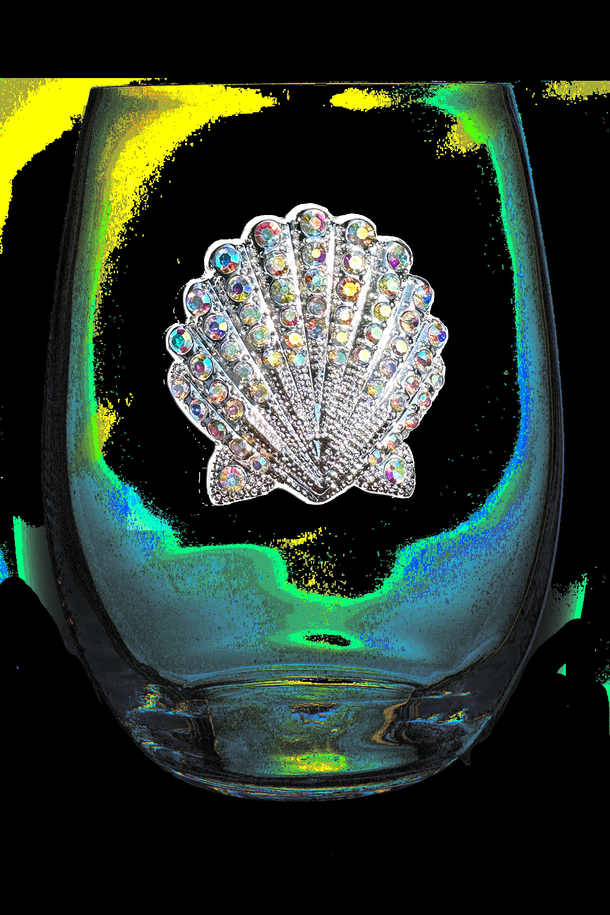 The Queens' Jewels - Seashell Jeweled Glassware - Unique Gift for Women ...