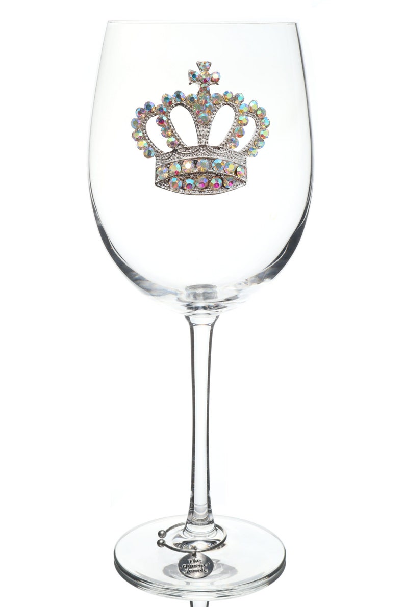 The Queens Jewels Wine Glass