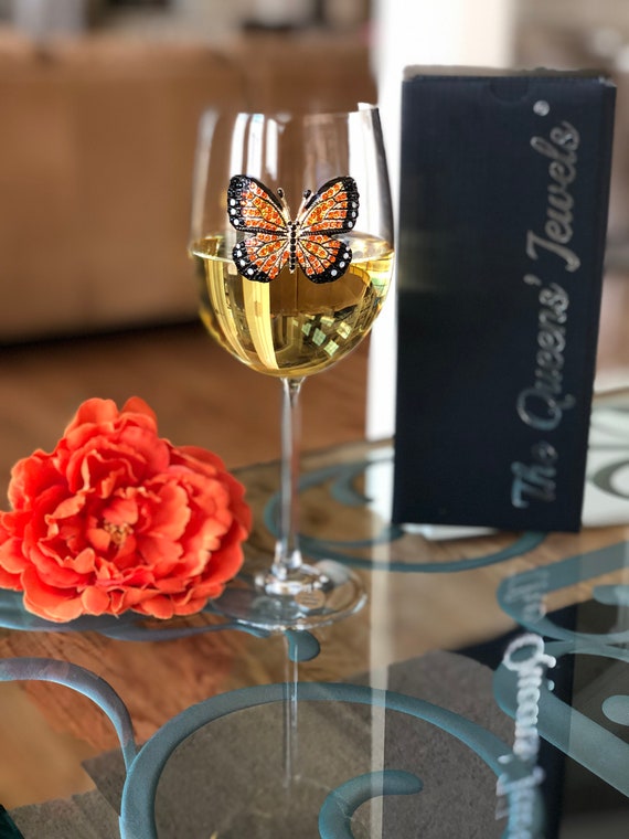 The Queens Jewels - Monarch Butterfly Jeweled Wine Glass - Unique Gift for  Women Birthday Cute Queen Not Painted Decorated Bling Bedazzled - Etsy  Australia