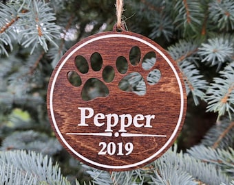 Pet Ornament, Christmas pet ornament, Personalized pet ornament, Ornament for tree, dog lover gift