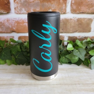 Custom skinny can cooler, Personalized slim seltzer can cooler, Custom Bridesmaid wedding party gift