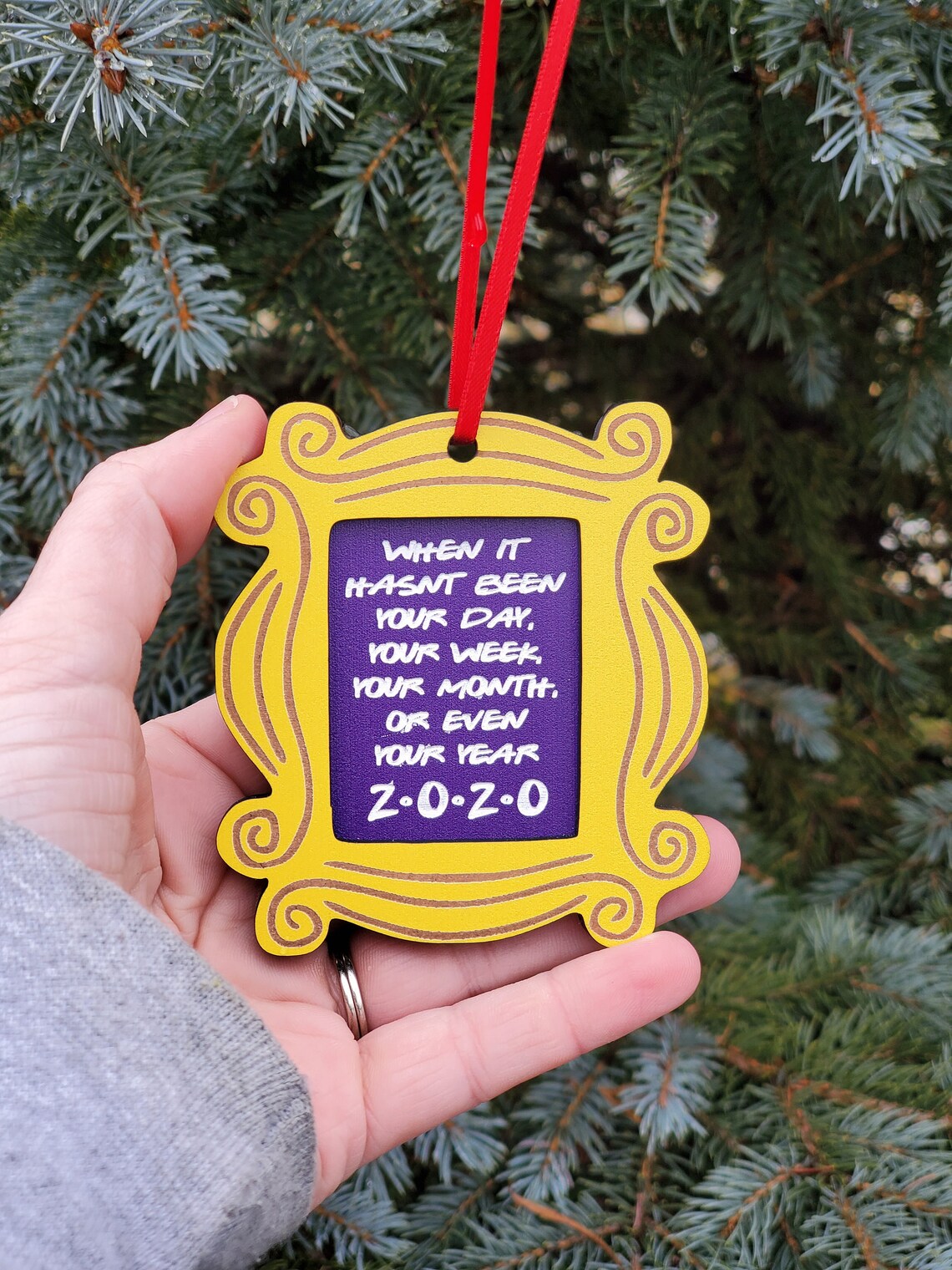 Funny Christmas Ornament Friends Ornament Friends Door and Etsy