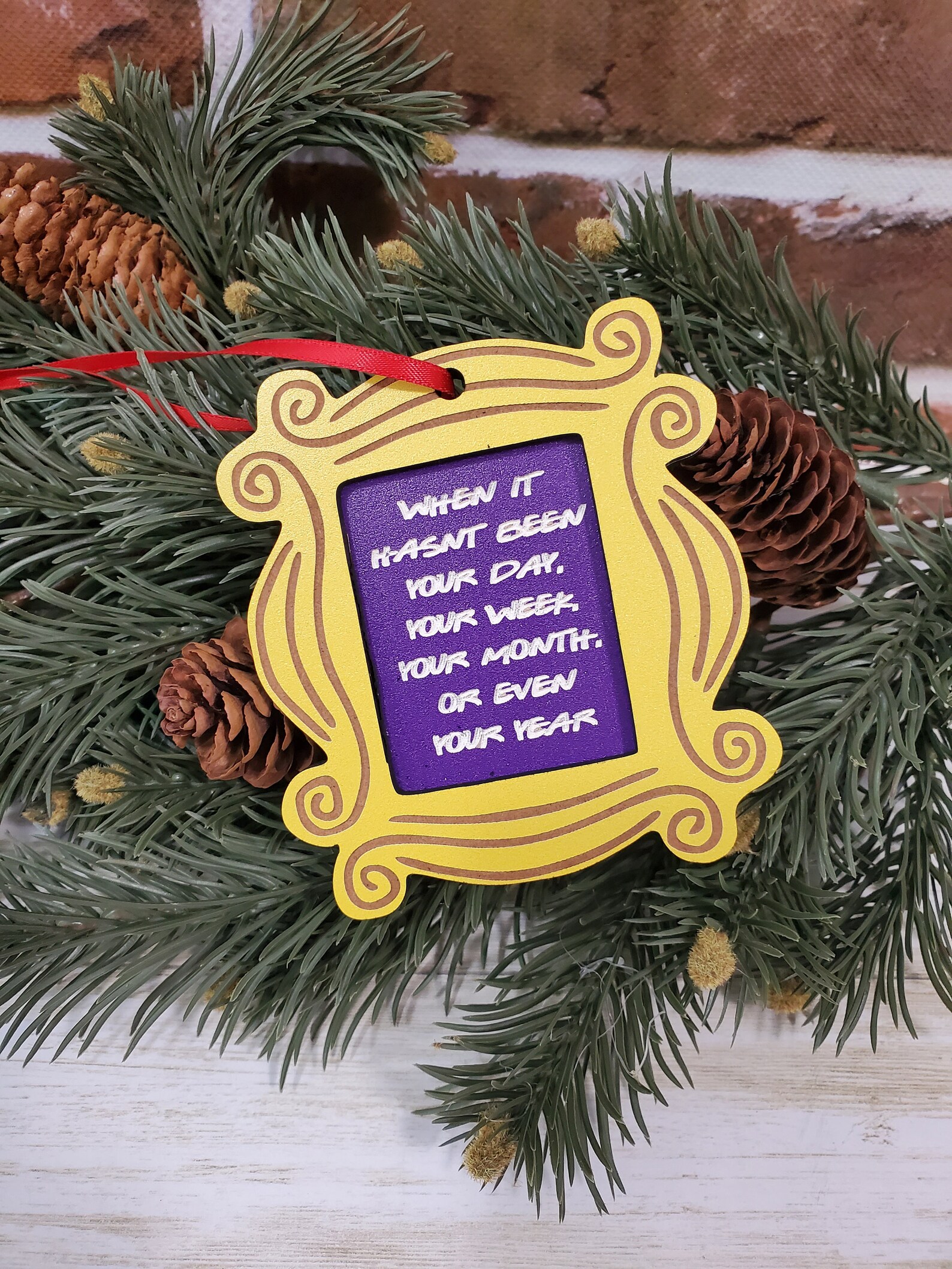 Funny Christmas Ornament Friends Ornament Friends Door and Etsy