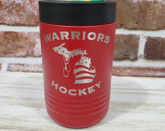 Michigan Warriors Hockey Insulated Regular can cooler