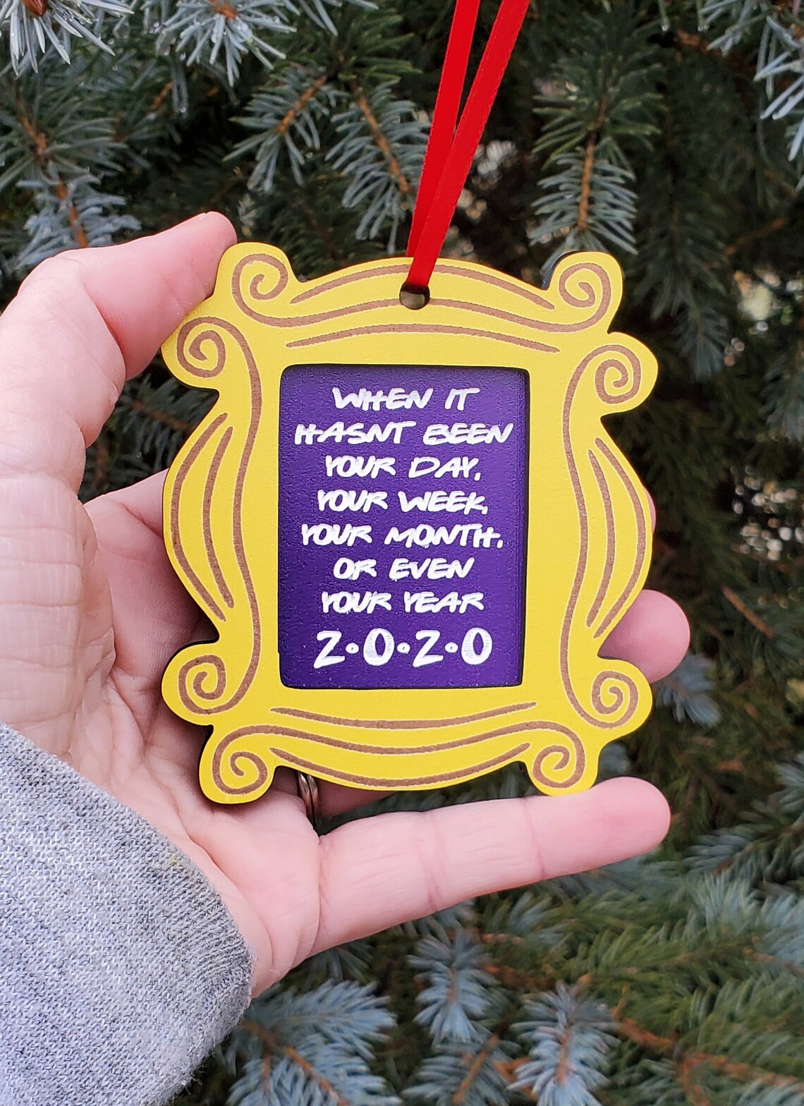 Funny Christmas Ornament Friends Ornament Friends Door and Etsy