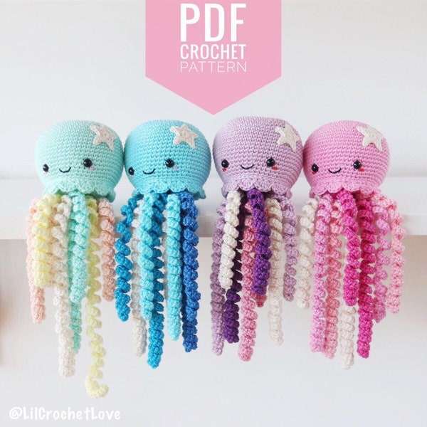 Modèle de poulpe au crochet/ Poulpe Amigurumi / Modèle Amigurumi/ Modèle de crochet