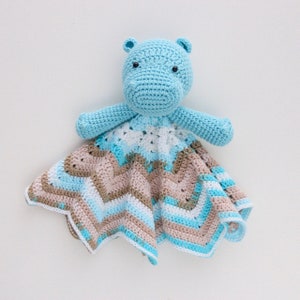 Crochet Security Blanket/ Animal Lovey/ Comforter for Baby/ | Etsy