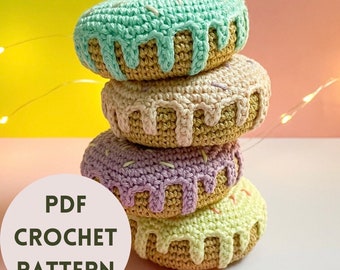 Crochet Donut Pattern / Amigurumi Donut Pattern / PDF Crochet Pattern / PDF File