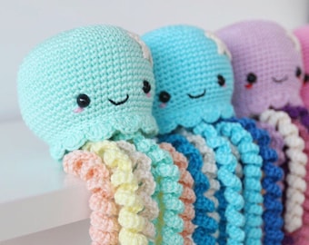 かぎ針編みのタコのおもちゃ：未熟児用綿あみぐるみ - Etsy 日本
