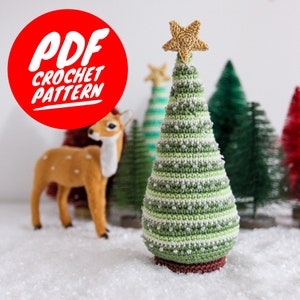 Crochet Christmas Tree Pattern/ PDF Crochet Pattern/ Christmas Crochet