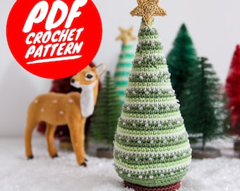 Crochet Christmas Tree Pattern/ PDF Crochet Pattern/ Christmas Crochet