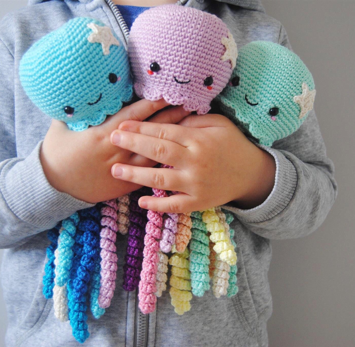 まりりん たこのあみぐるみ かぎ針編みのタコ編みぐるみパターン：LilCrochetLove（PDFパターン