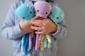 Cute Crochet Octopus toy for Preemie product logo