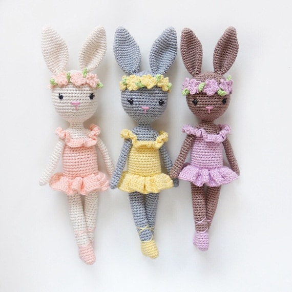 crochet ballerina bunny