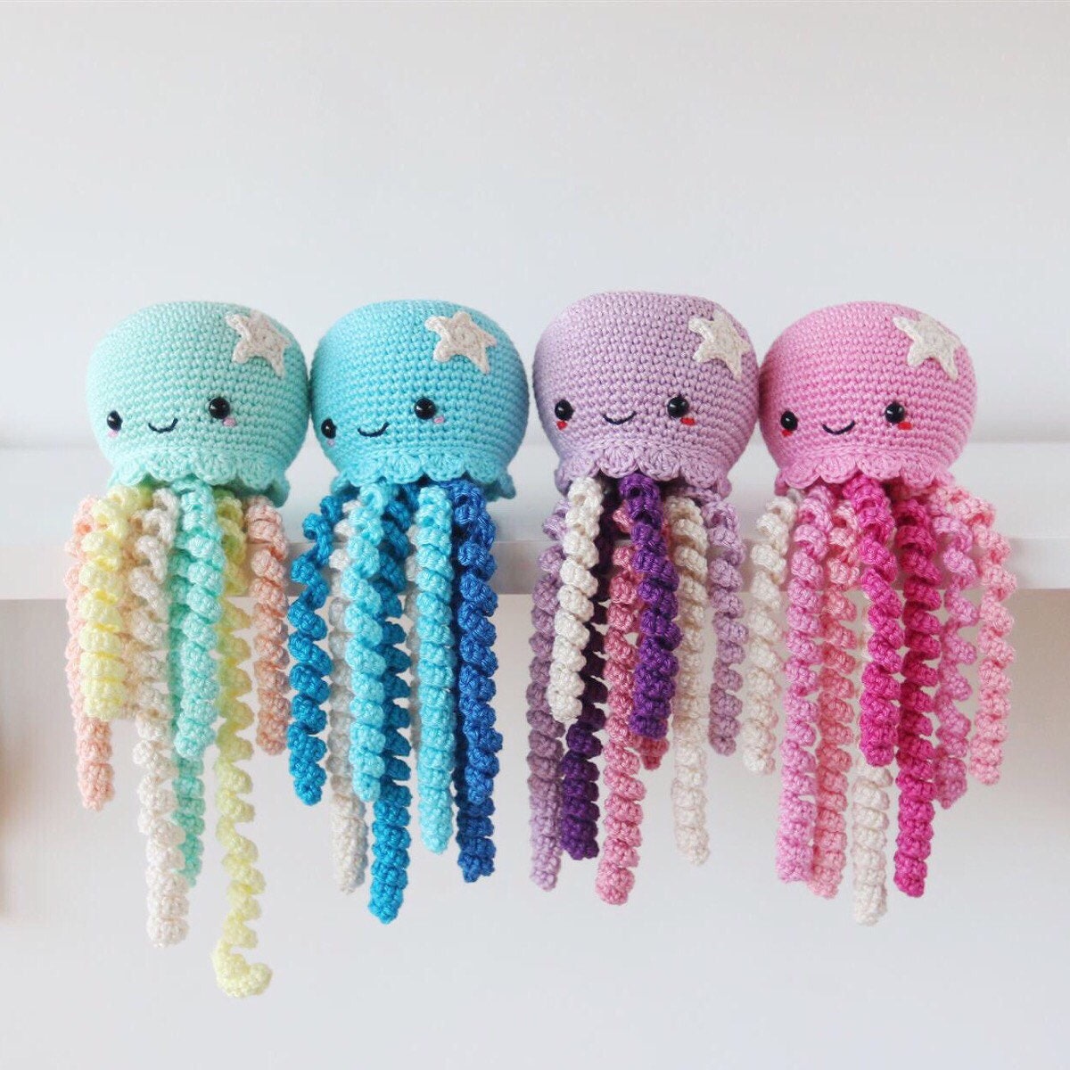 かぎ針編みのタコのおもちゃ：未熟児用綿あみぐるみ - Etsy 日本