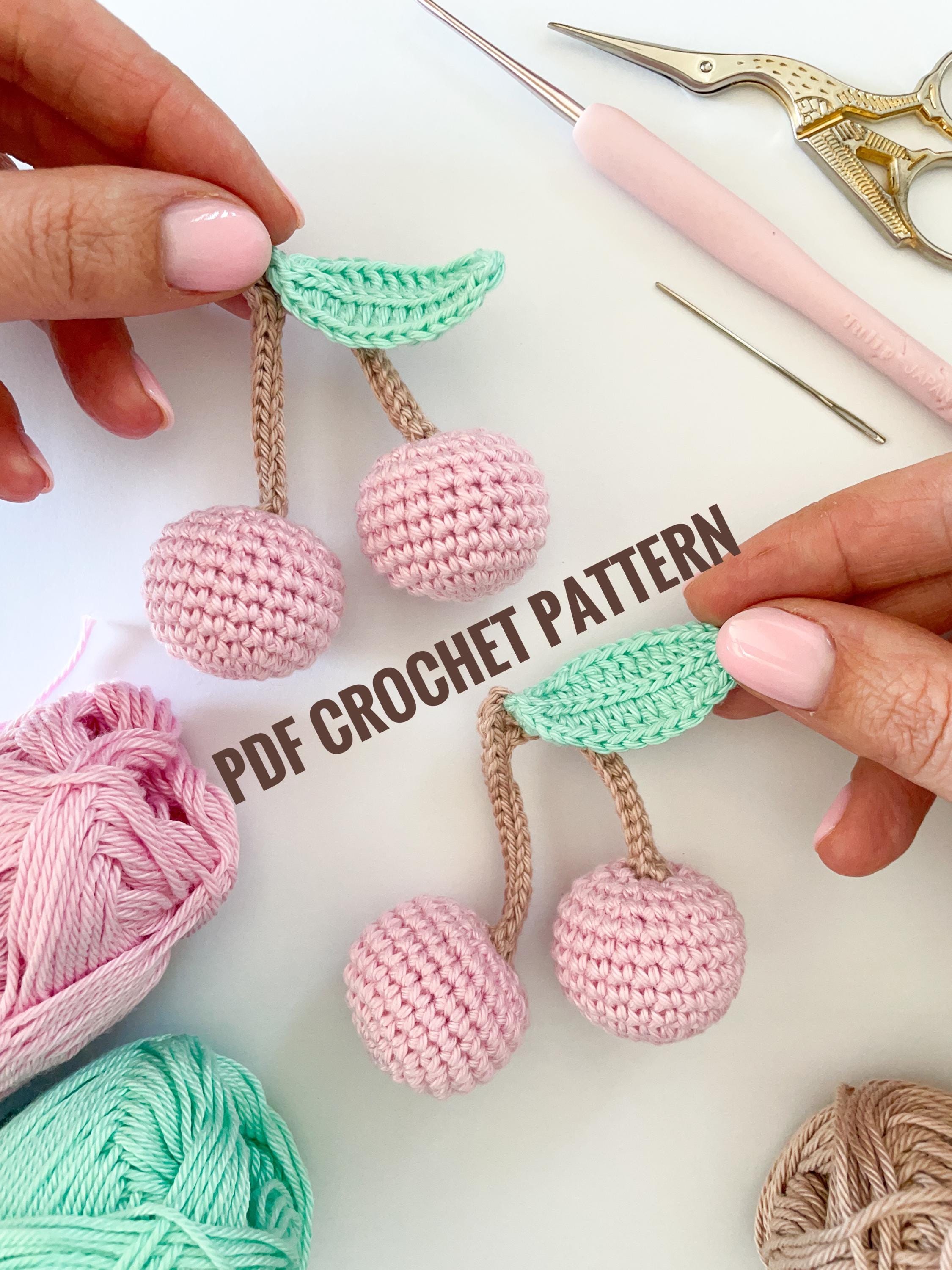 シェリー クロッシェ ピーチピンク ケーキプレート 丸型 Crochet il_fullxfull.6720756501_420x.jpg