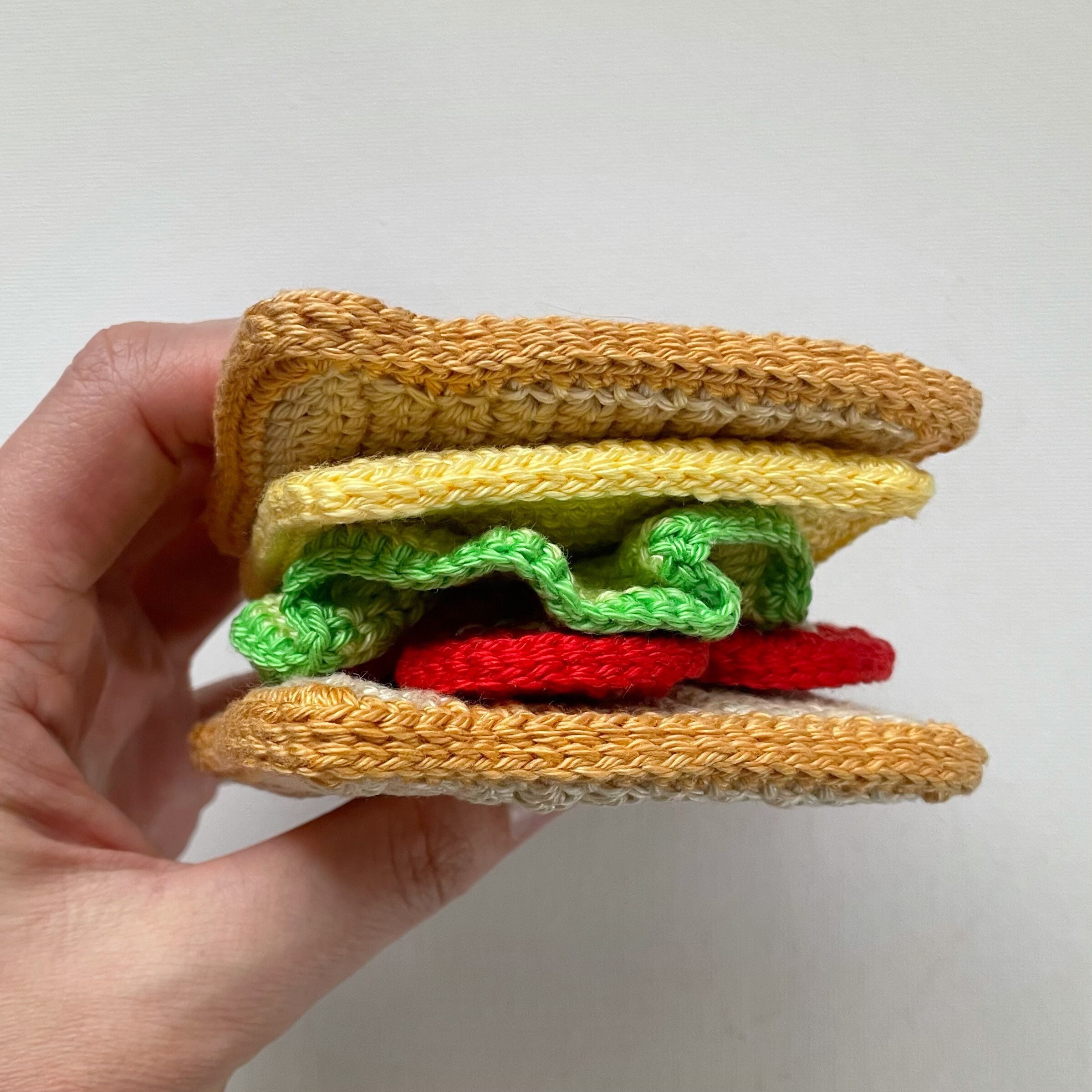 Crochet Sandwich/ Crochet Play Food/ Pretend Food/ Amigurumi Etsy