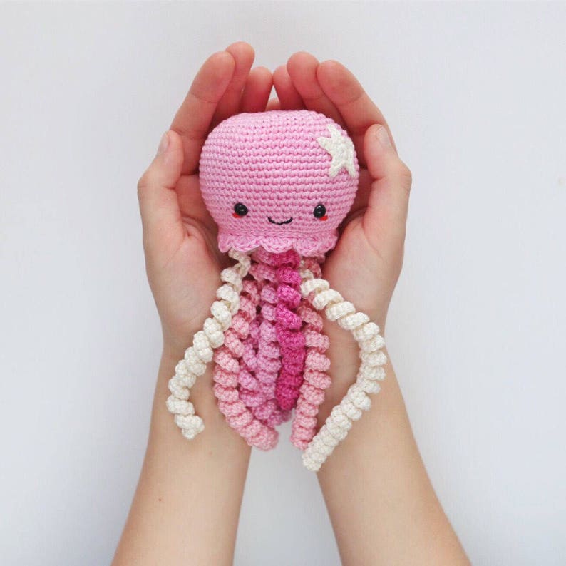 Cute Crochet Octopus toy for Preemie image 7