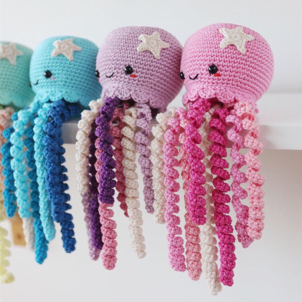 かぎ針編みのタコのおもちゃ：未熟児用綿あみぐるみ - Etsy 日本