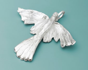 Dove pendant - a pendant made of 925 sterling silver