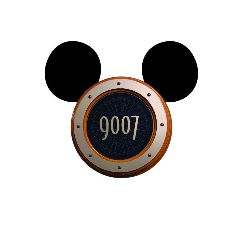 Porthole Mickey Ears Mickey Mouse Disney Cruise Magnet | Etsy