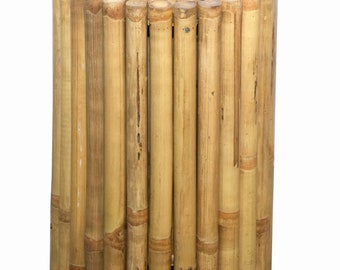 Bamboo round side table