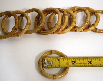 napkin rings made from real bamboo set of 10