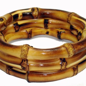 bamboo bracelet made from real bamboo