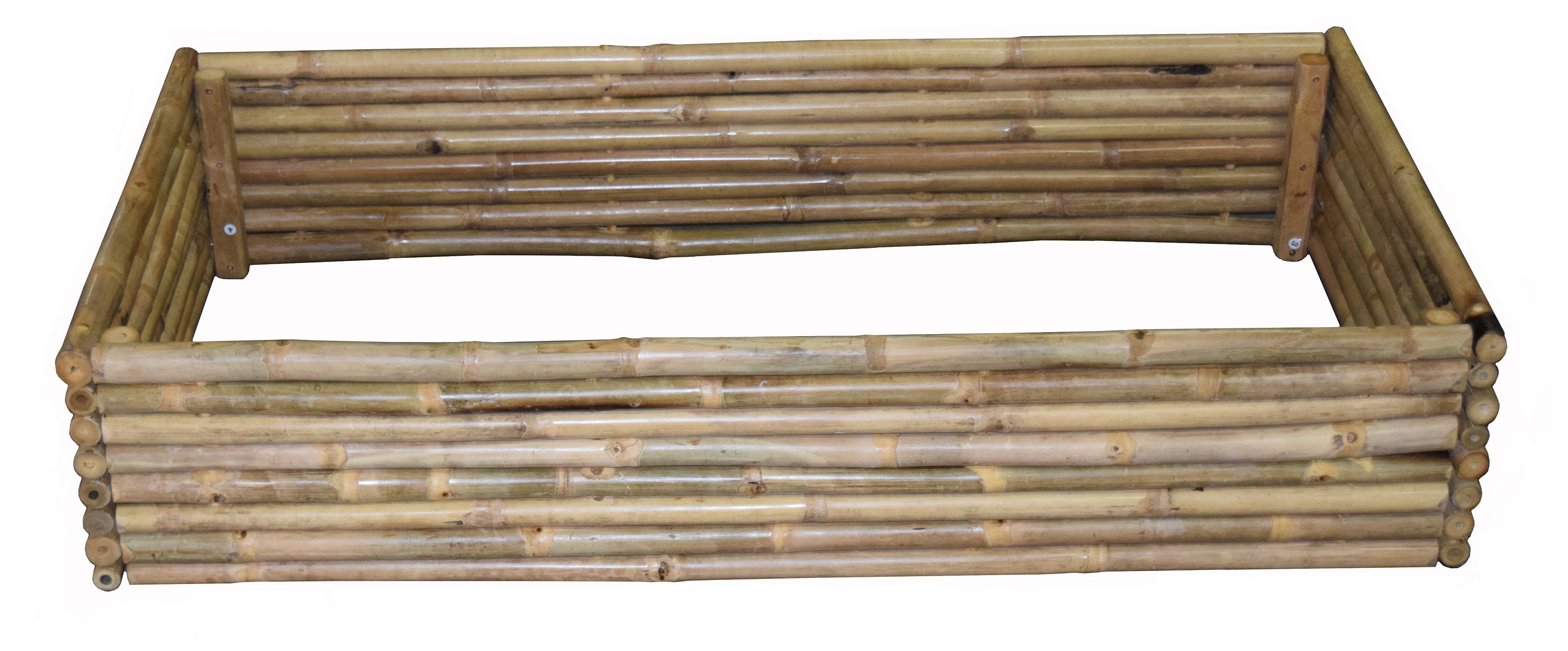 Bamboo Raised Garden Bed in Either Horizontal or Square Shape Etsy