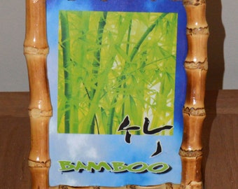 Bamboo root picture frame 5 x 7