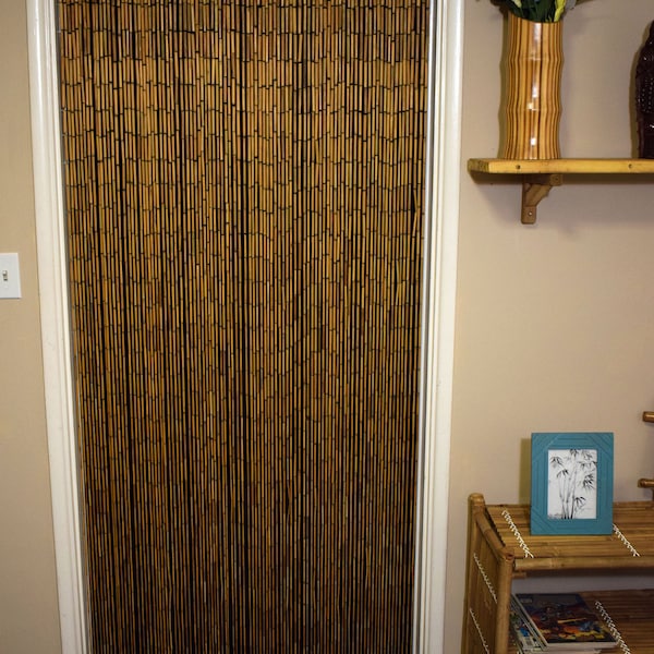 Bamboo Curtain Etsy