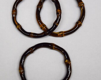 bamboo bracelet set of 3 in 5 different colors